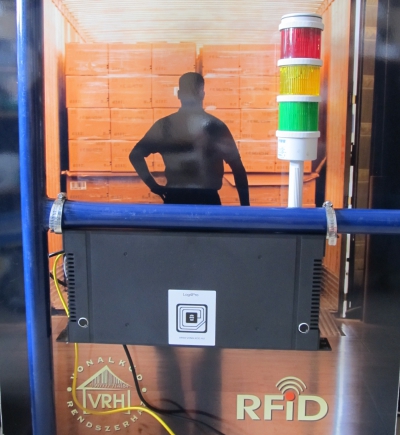A mozgás automatikus regisztrálását segítő RFID-kapu (forrás: Vonalkód)