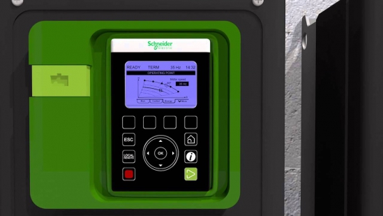 Jelleggörbék egyedülálló ábrázolása a grafikus kijezőn (forrás: Schneider Electric)