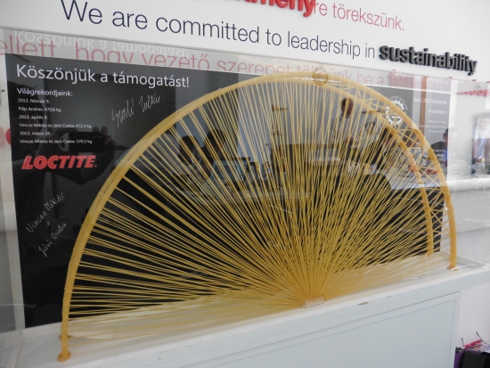 A világbajnok tésztahíd is Loctite-tal készült
