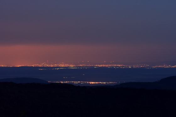 Budapest a Mátrából (Fotó: Kolláth Zoltán)
