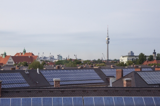 Korszerű napelemes rendszer Münchenben