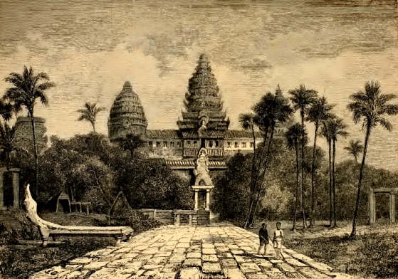 Henri Mouhot rajza Angkorról
