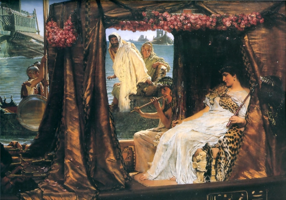 Kleopátra és Antonius, Lawrence Alma-Tadema festménye