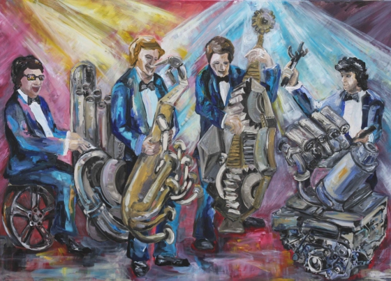 A fejlesztők a fiatal művészek képein keresztül számukra addig szokatlan aspektusból tekinthetnek munkájukra (Tanja Riebel: AVL meets Jazz)