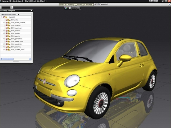 Fiat 500-as modell NX-ben