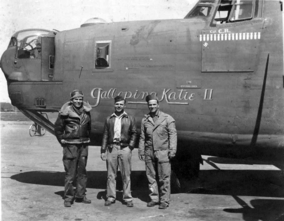 Egy B-24-es a földön