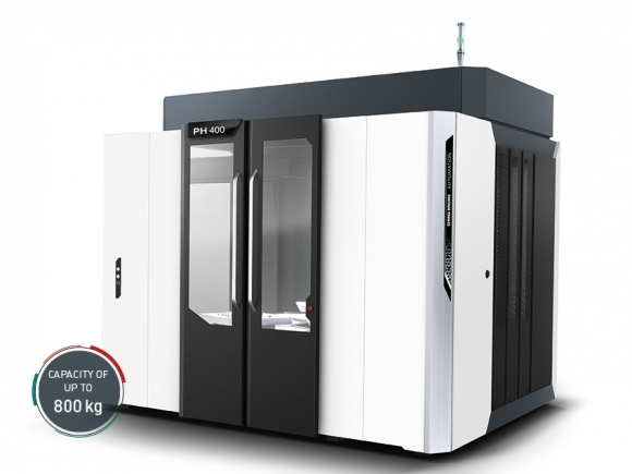 A PH 400, a DMG Mori portfóliójának új, akár 800 kg-os terhelhetőségű tagja tökéletes kiegészítője a forgó táraknak
