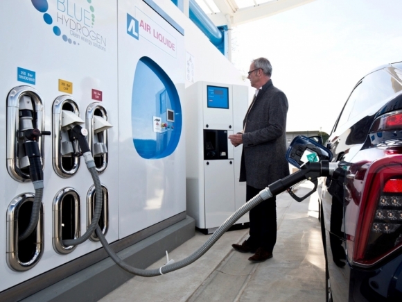 Az Air Liquide H2-töltőállomása