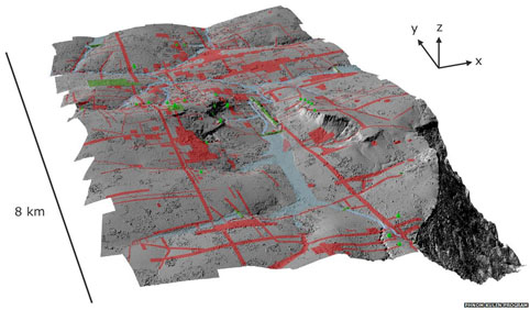 A LiDAR-felvételek